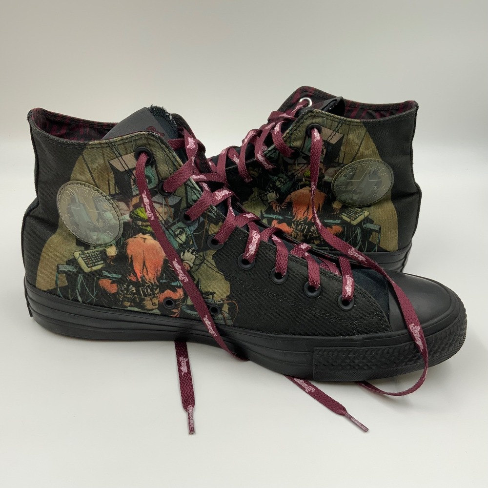Converse Chuck Taylor All Star Hi DC Comics The Joker Black Mens 11.5 156983C